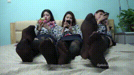 【KM摄影】1080P-298 三位当家花旦黑丝脚