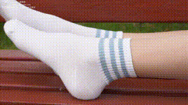 【袜啵啵】NO.040 稚予-长靴、白棉袜、肉丝