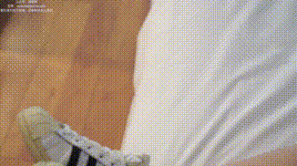 【袜啵啵】NO.073 稚予-贝壳头、白棉袜、裸足(花絮版)