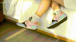 【袜啵啵】NO.062 涵涵-运动鞋、白棉袜、厚肉丝