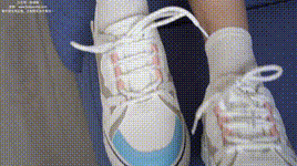 【袜啵啵】NO.101 苏苏-板鞋、白棉袜、裸足