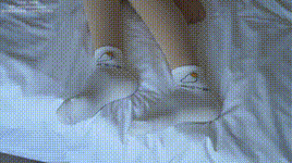 【袜啵啵】NO.031 小奶熊 AJ板鞋、白棉袜、厚肉丝