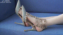 【袜啵啵】NO.173 稚予-高跟鞋、板鞋、白丝、肉丝、白棉袜