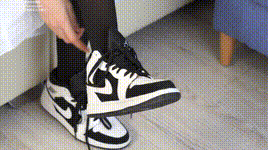 【袜啵啵】NO.132 小甜豆-aj1板鞋、蓝色短靴、厚黑丝、厚红丝