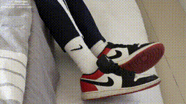 【袜啵啵】NO.207 稚予-aj板鞋、白棉袜、油亮白丝、校服裤里丝