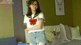 【袜啵啵】NO.215 小甜豆-三双帆布鞋板鞋、厚白丝、黑丝