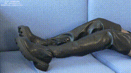 【袜啵啵】NO.259 稚予-两双长靴、油亮黑丝