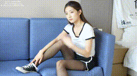 【袜啵啵】NO.252 小沫-板鞋、黑丝、体操服