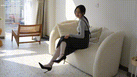 【袜啵啵】NO.242 小甜豆-高跟鞋、厚白丝