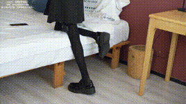 【袜啵啵】NO.247 稚予-皮鞋、黑丝大腿袜、地雷系女友