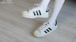 【袜啵啵】NO.264 果冻-高跟鞋、贝壳头板鞋、黑丝大腿袜、白丝大腿袜