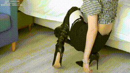 【袜啵啵】NO.272 小甜豆-长靴、高跟鞋、厚白丝