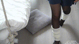 【袜啵啵】NO.335 甜甜圈-校服、运动鞋、薄黑丝（脚尖加固款）、袜套（花絮版）