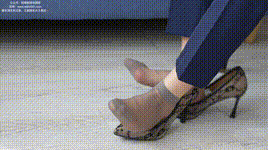 【袜啵啵】NO.307 芝士-高跟鞋、平底鞋、短灰丝（脚尖加固款）、短肉丝（花絮版）