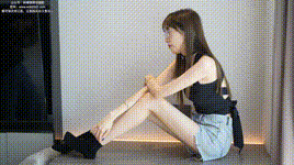 【袜啵啵】NO.291 稚予-长靴、板鞋、白棉袜、黑棉袜、裸足