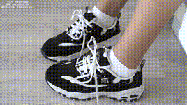 【袜啵啵】NO.269 小甜豆-运动鞋、白棉袜、灰丝、瑜伽裤裤里丝