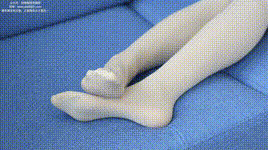 【袜啵啵】NO.319 奶油-高跟鞋、平底鞋、厚肉丝、厚黑丝大腿袜（花絮版）