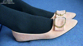 【袜啵啵】NO.315 小沫-平底鞋、厚黑丝、模特穿鞋及丝袜踩玩偶小熊剧情（超长花絮版）