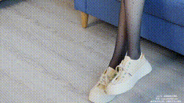 【袜啵啵】NO.403 稚予-高跟鞋、板鞋、波点黑丝（脚尖微加固款）、波点白丝（花絮版）