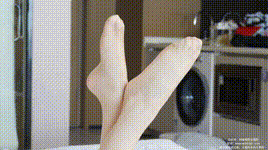 【袜啵啵】NO.415 甜甜圈-高跟鞋、油亮肉丝（脚尖透明款）、芭蕾舞服（花絮版）封面图