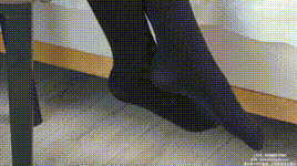 【袜啵啵】NO.430 奶油-平底鞋、厚黑丝、丝袜踩奶油小蛋糕剧情（花絮版）