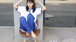 【袜啵啵】NO.393 糯米-板鞋、白棉袜、裸足、校服（花絮版）