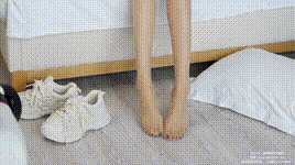 【袜啵啵】NO.424 稚予-运动鞋、白棉袜、肉丝（脚尖微加固款）、腰丝（花絮版）