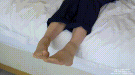 【袜啵啵】NO.509 稚予 高跟鞋、短肉丝（脚尖加固款）、黑色美甲、银行制服、半脱袜子（花絮版）