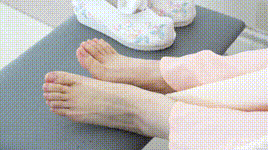 【袜啵啵】NO.518 甜甜圈 平底鞋、白棉袜、裸足、汉服古装（超长花絮版）