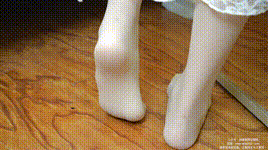 【袜啵啵】NO.560 香菜-帆布鞋、短白棉袜、薄肉丝（脚尖加固款）