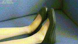 【袜啵啵】NO.604 稚予 皮鞋、薄肉丝（脚尖微加固款）、空姐旗袍制服