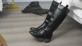 【袜啵啵】NO.613 稚予 长靴、板鞋、白棉袜、裸足