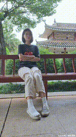 【凝思摄影】NO.031 小睿 T恤、短白袜、平底鞋