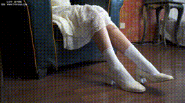 【甜予摄影】NO.029 肉肉-高跟鞋、白棉袜、裸足