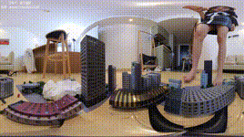 【甜予摄影】NO.044 璇璇-修女服、高跟凉鞋、过膝白丝、小人国剧情