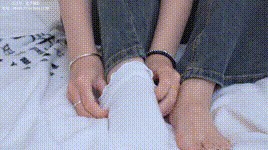 【甜予摄影】NO.070 松松-板鞋、白棉袜、裸足 _1