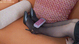 【甜予摄影】NO.077 璇璇-JK制服、凉爽高跟鞋、嘿丝（脚尖透明款）、小人国剧情 _1