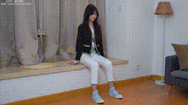 【甜予摄影】NO.171 璇璇-帆布鞋、白棉袜、抖腿剧情 _1