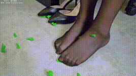 【甜予摄影】NO.175 澜澜-高跟鞋、薄灰丝、薄黑丝、踩小人剧情 _1