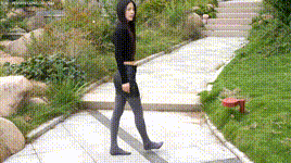 【物恋传媒】NO.2549 茯苓 短靴、厚灰丝