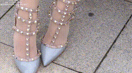 【袜啵啵】1080P-NO.014 思思 华伦天奴高跟鞋、肉丝（花絮版）