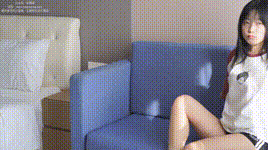 【袜啵啵 】1080P-NO.036 菠萝-帆布鞋、白棉袜、裸足