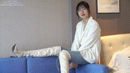 【袜啵啵】1080P-NO.050 小甜豆 高跟长靴、白棉袜