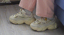 【袜啵啵】1080P-NO.141 周周-运动鞋、白棉袜、裸足