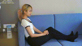 【袜啵啵】1080P-NO.122 小淳-高跟长靴、白棉袜封面图