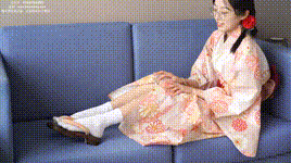 【袜啵啵】1080P-NO.137 稚予-木屐、分指白棉袜、裸足、和风浴衣封面图