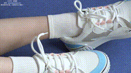 【袜啵啵】1080P-NO.101 苏苏-板鞋、白棉袜、裸足封面图