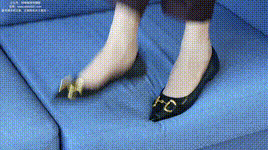 【袜啵啵】1080P-NO.271 芝士-平底鞋、短肉丝、银行制服封面图