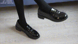 【袜啵啵】1080P-NO.255 稚予-皮鞋、厚黑丝封面图