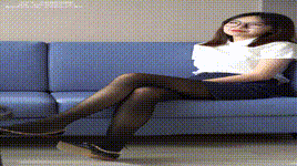 【袜啵啵】1080P-NO.296 小甜豆-皮鞋、平底鞋、黑丝、油亮厚黑丝